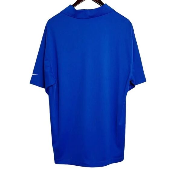 NIKE Golf Fit Dry Short Sleeve Polo Shirt Dark Blue Size XL - Picture 3 of 5